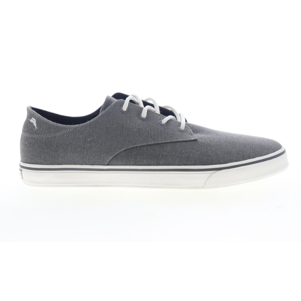 Tommy Bahama Gray Men's Canvas Sneakers - Size 12